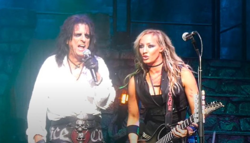 ALICE COOPER On Guitarist NITA STRAUSS: ‘She Just Keeps Getting Better’