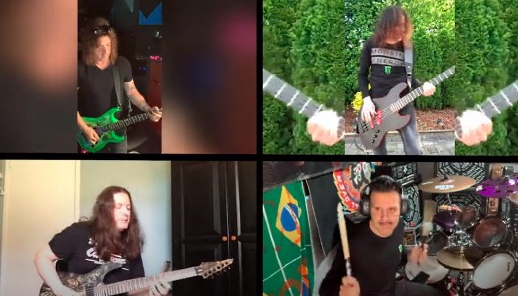 ANTHRAX Members Team Up With SKID ROW Guitarist For Quarantine Cover Of IRON MAIDEN’s ‘Transylvania’ (Video)