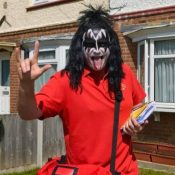 British Mailman Dresses As KISS’s GENE SIMMONS To Deliver Joy During Coronavirus Pandemic