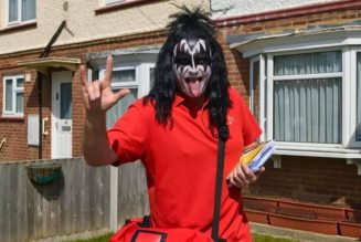 British Mailman Dresses As KISS’s GENE SIMMONS To Deliver Joy During Coronavirus Pandemic