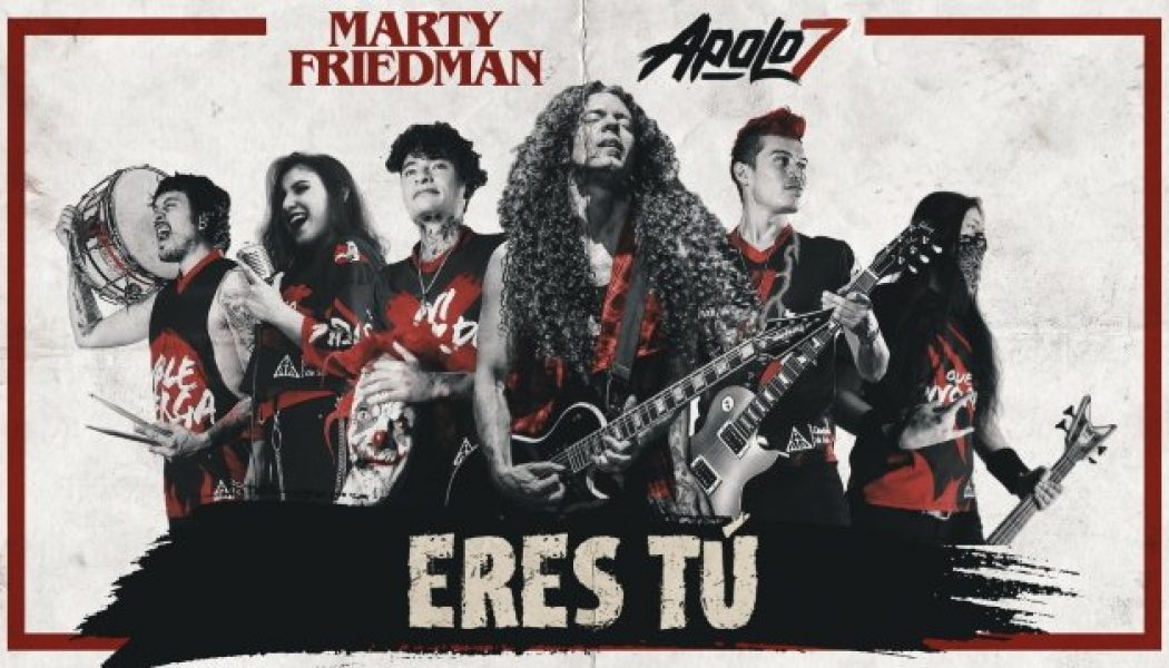 Ex-MEGADETH Guitarist MARTY FRIEDMAN Collaborates With APOLO 7 On ‘Eres Tú’ Cover: Official Music Video Released