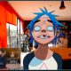 Gorillaz’s 2-D and Damon Albarn Perform ‘Aries’ on Kimmel Live