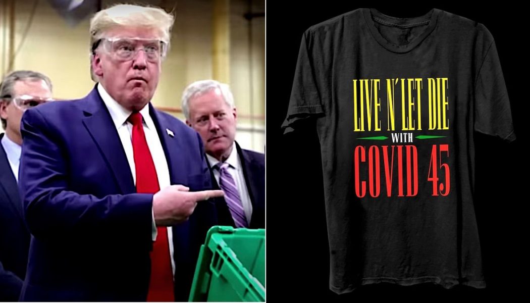 Guns N’ Roses Mock Trump with “Live N’ Let Die With COVID 45” T-Shirt