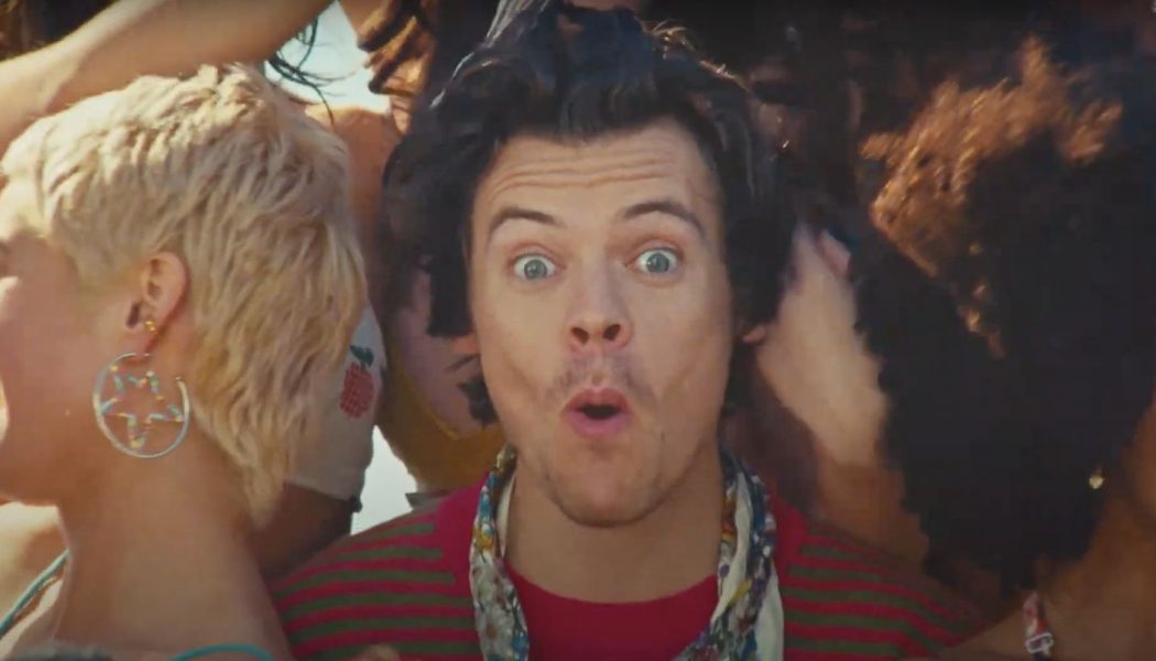 Harry Styles Throws A Fruit Orgy On The Beach In ‘Watermelon Sugar’