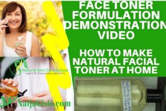 How To Make Your Own Professional All Natural Face Toner At Home