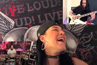 JEN MAJURA, GUS G. And MIKE PORTNOY Team Up For ‘Got My Mind Set On You’ Virtual Jam (Video)