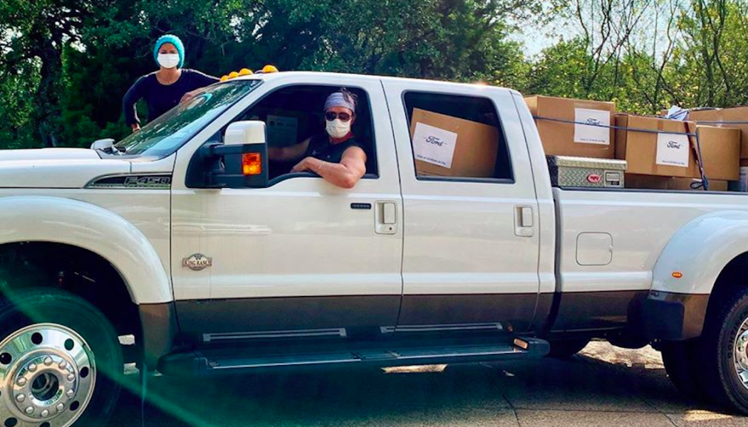 Matthew McConaughey Delivers 110,000 Masks to Rural Hospitals in Texas