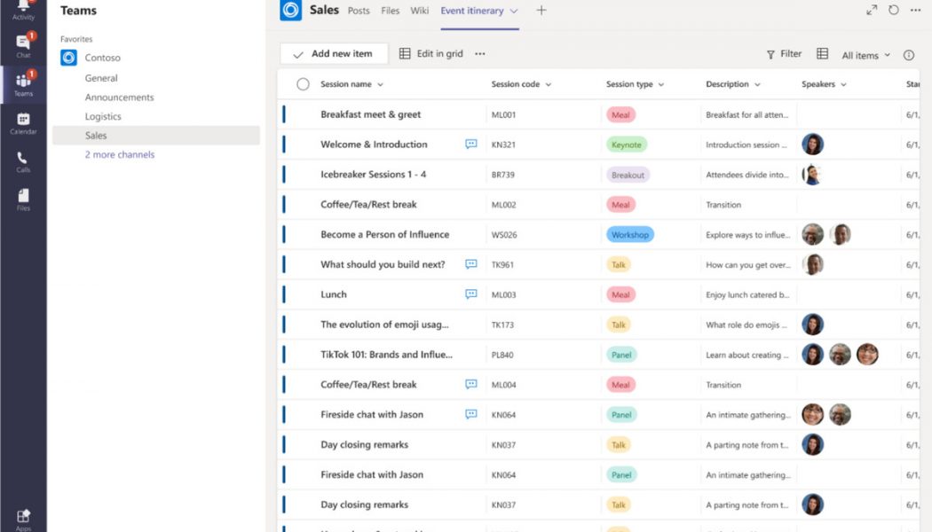 Microsoft Lists is a new app designed for Teams, SharePoint, and Outlook