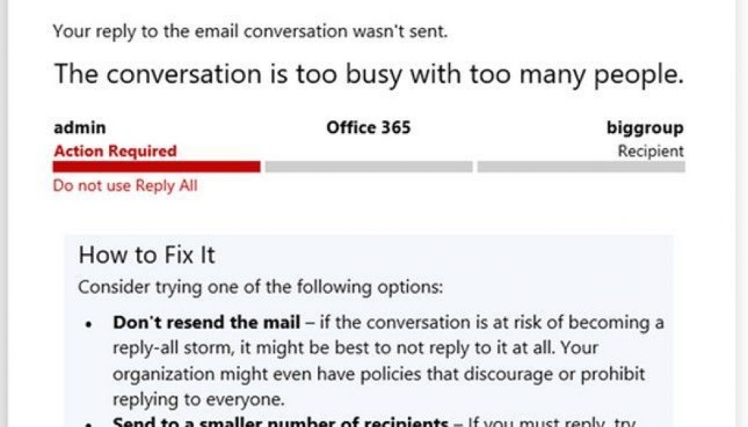 Microsoft now blocks reply-all email storms to end our inbox nightmares