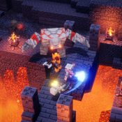 Minecraft Dungeons is a lighter, more family-friendly take on Diablo