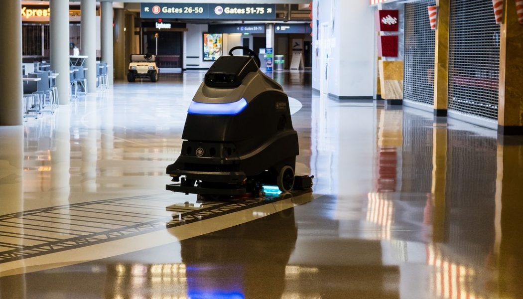 Pittsburgh’s airport is the first in the US to use UV-cleaning robots