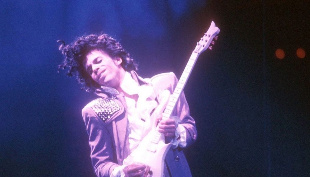 Prince’s Long-Lost Blue Angel Cloud Guitar up for Auction