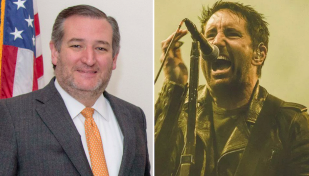 Trent Reznor Mocks “Puking” Ted Cruz with Fake News Tour Merch