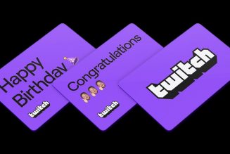 Twitch is now selling digital gift cards