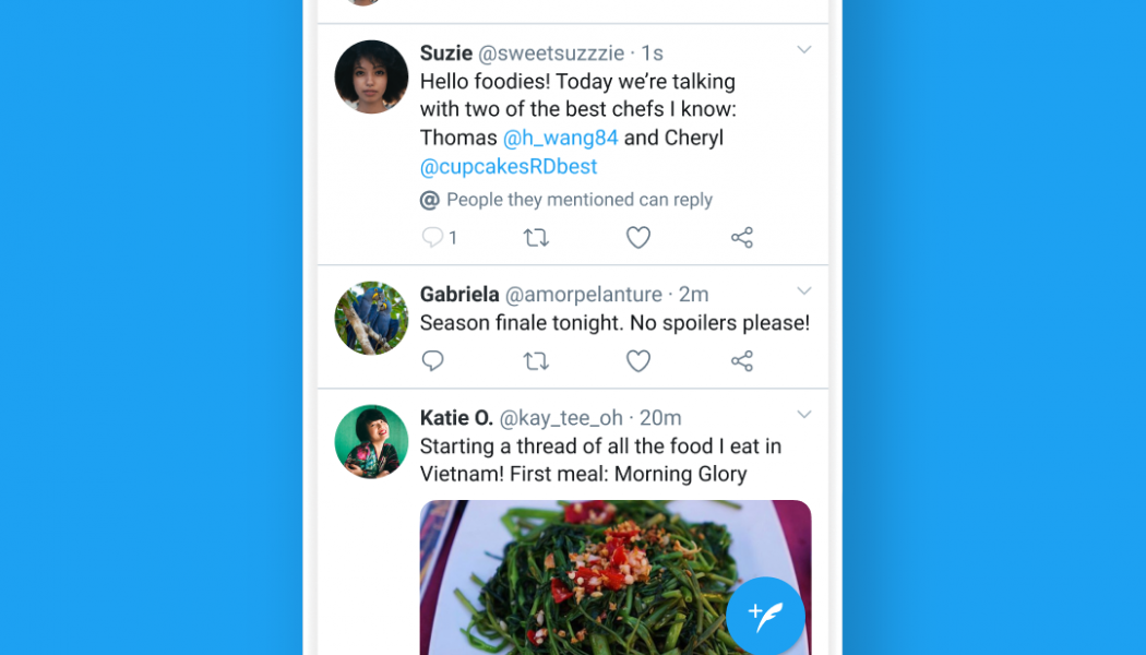 Twitter is testing a way to let you limit replies to your tweets