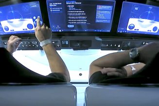 Watch NASA astronauts fly SpaceX’s Crew Dragon using touchscreens