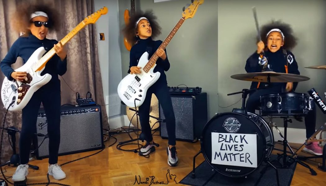 10-Year-Old Girl Rocks Rage Against the Machine in Support of Black Lives Matter: Watch