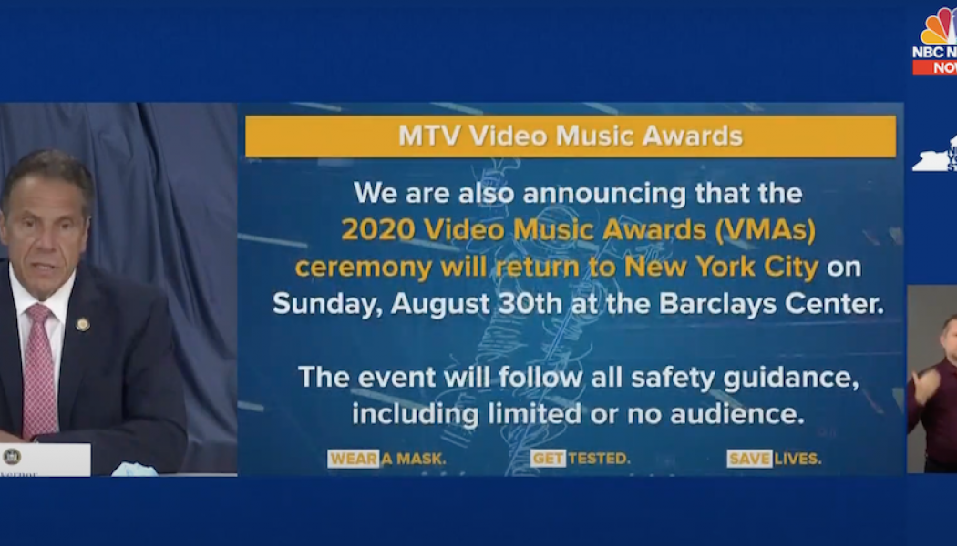 2020 MTV VMAs to Take Place in NYC with “Limited or No Audience” Due to Coronavirus