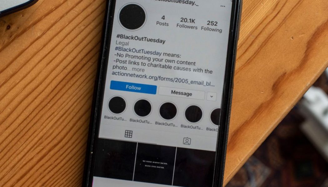 After #BlackOutTuesday Snafu, Instagram Vows To Amplify Black Voices