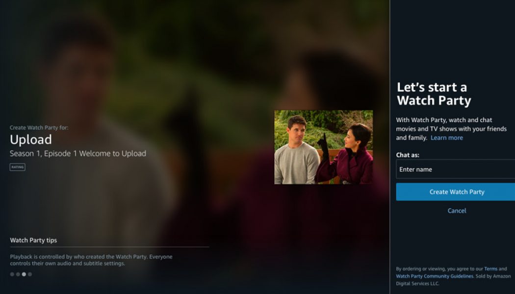Amazon is bringing virtual viewing parties to Prime subscribers with Watch Party