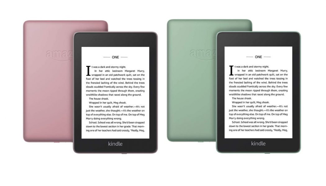 Amazon launches two new Kindle Paperwhite colors