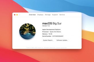 Big Sur is officially macOS 11.0 as Apple finally leaves OS X behind