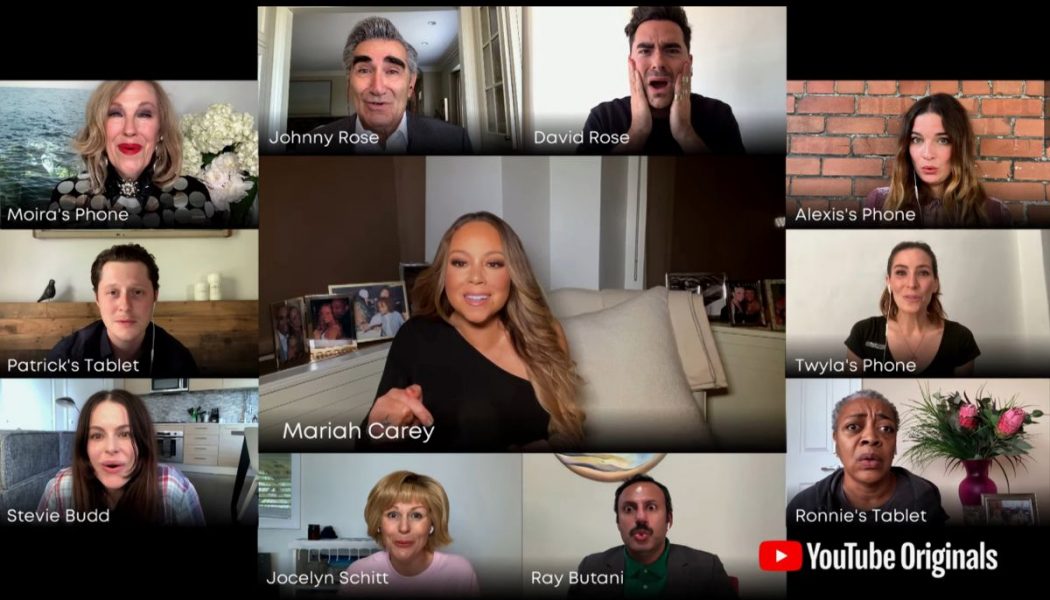 Cast of Schitt’s Creek Reunite Alongside Mariah Carey: Watch