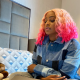 DJ Cuppy receives signed Manchester United jerseys from Ighalo as she joins the club