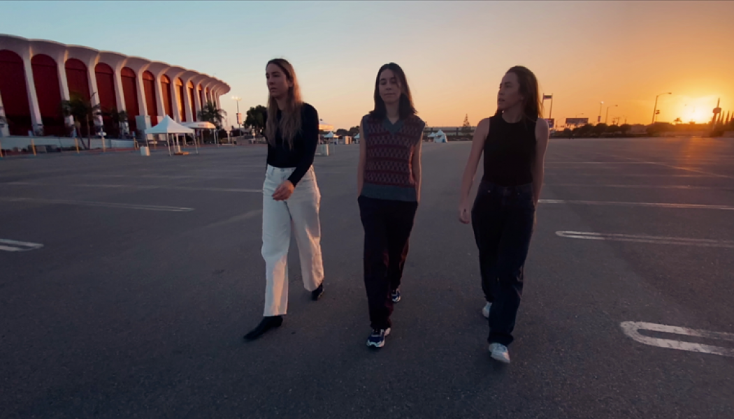 Haim Chase Each Other Around the Forum Parking Lot in ‘Don’t Wanna’ Video