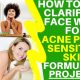 How To Make BHA Face Cleanser For Acne Prone Sensitive Skin