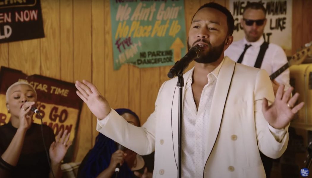 John Legend Brings Doo-Wop Charm Debuting ‘Ooh Laa’ On The Tonight Show