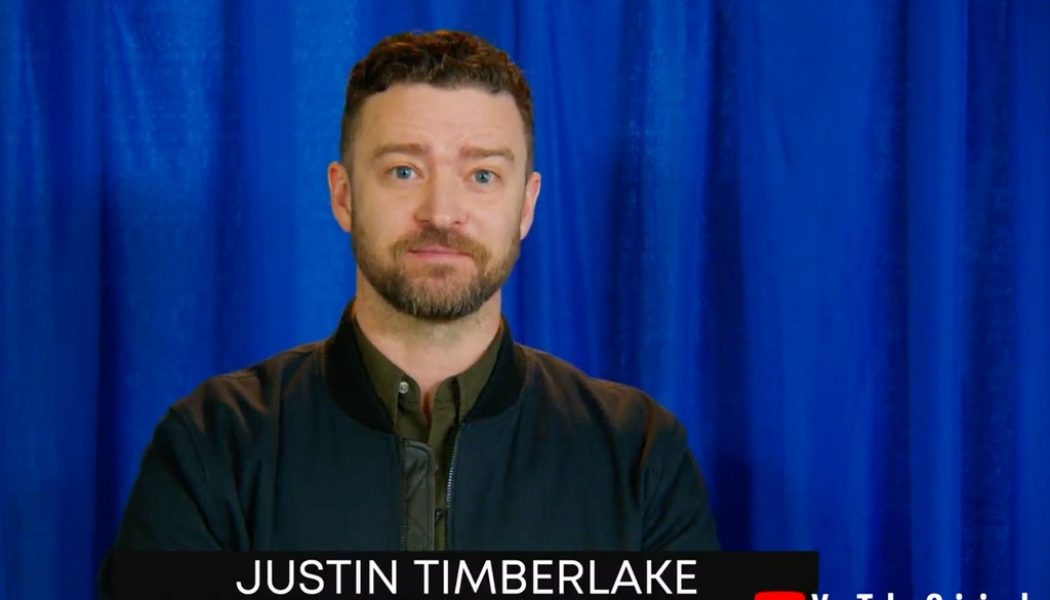 Justin Timberlake Helps Open YouTube’s Dear Class of 2020 Celebration