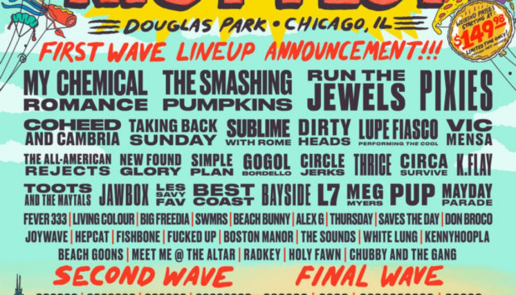 My Chemical Romance, Smashing Pumpkins, Run the Jewels, Pixies Highlight Riot Fest 2021 Lineup