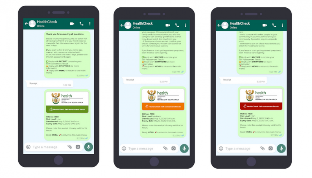 Over 1 Million South Africans Use National Department’s COVID-19 HealthCheck Tool