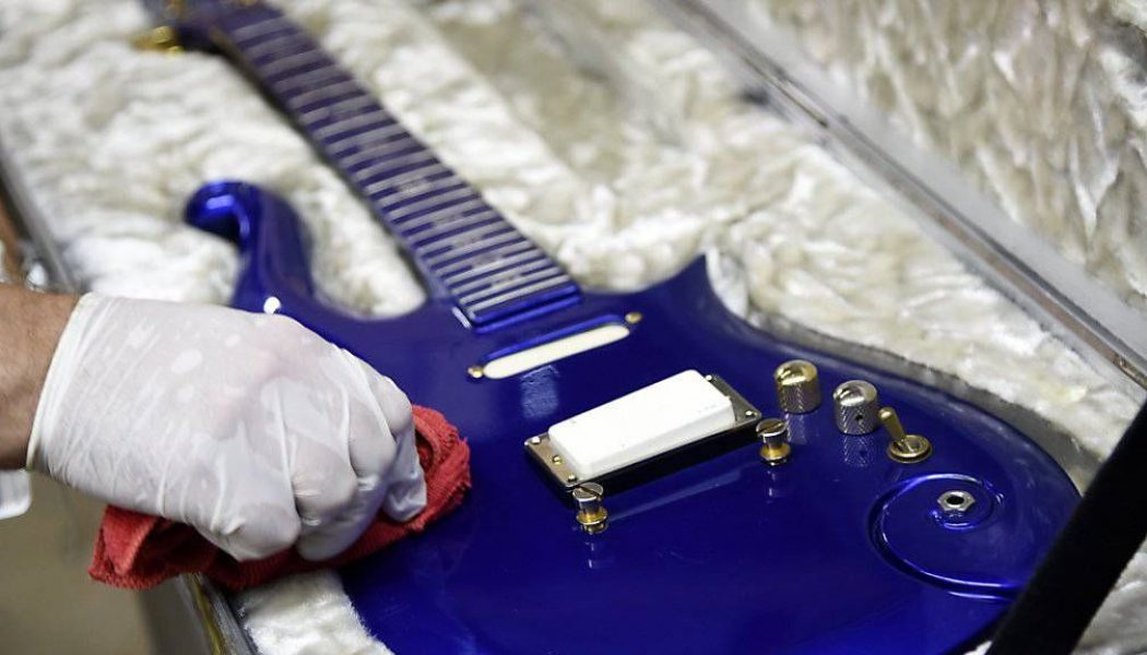 Prince’s Blue Angel Cloud Guitar Sells For $563,500 in Auction