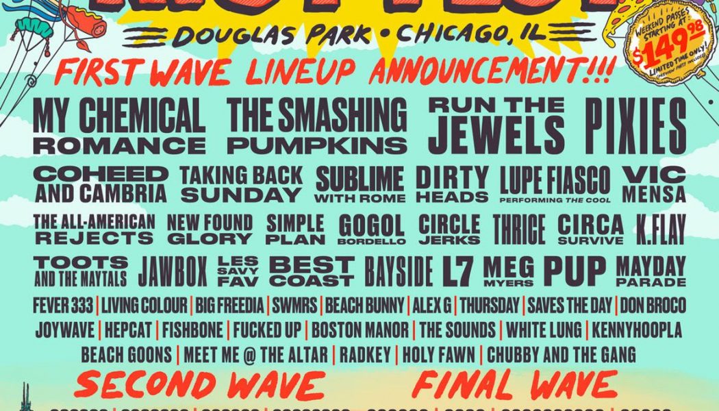 Riot Fest 2021 Lineup: My Chemical Romance, Smashing Pumpkins, Pixies, and Run the Jewels