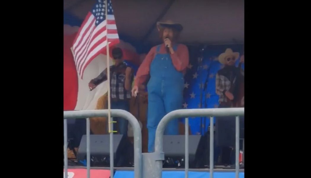 Sacha Baron Cohen Infiltrates Far-Right Rally Pretending to Be Racist Country Singer