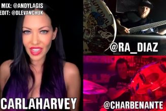 Watch ANTHRAX’s CHARLIE BENANTE And BUTCHER BABIES’ CARLA HARVEY Cover MASSIVE ATTACK’s ‘Teardrop’