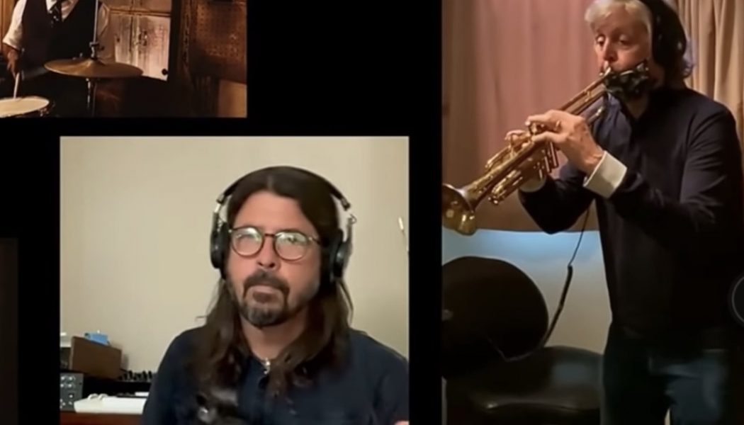 Watch Dave Grohl, Paul McCartney Play ‘When the Saints Go Marching In’