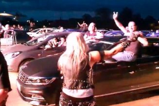 Watch DORO PESCH Perform Her First Drive-In Concert In Germany