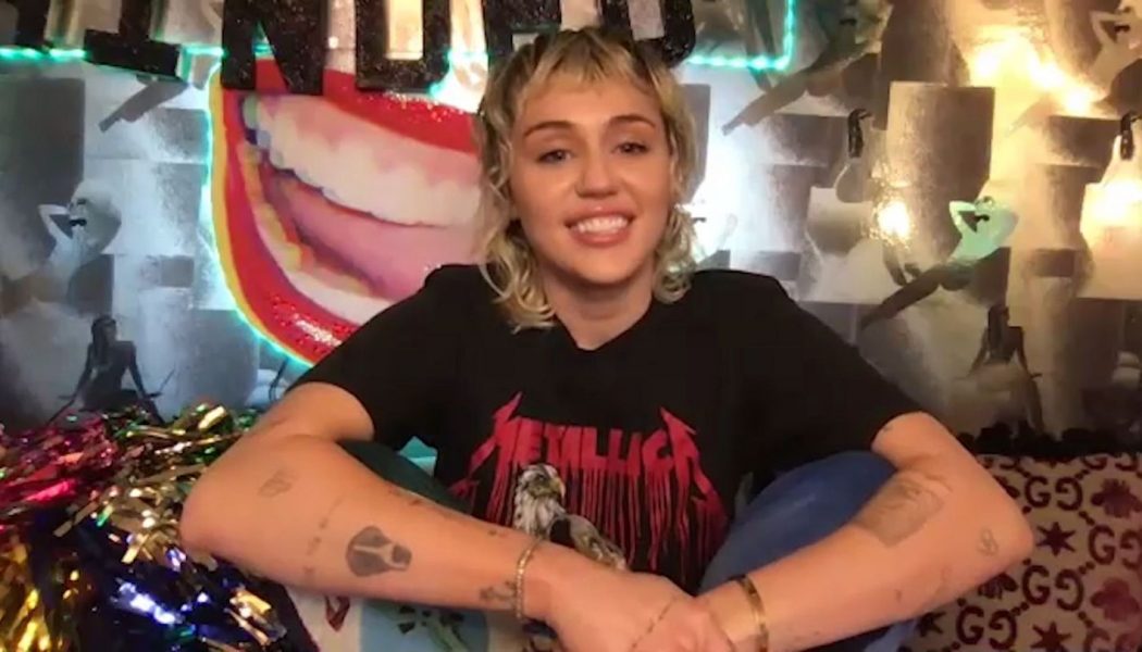 Watch Miley Cyrus Perform A Beatles Classic For An Empty Football Stadium