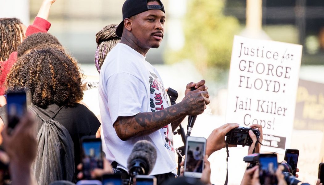 YG Plays ‘FTP’ During L.A. Protest: ‘All of Us Protesting Are on the Same Side’