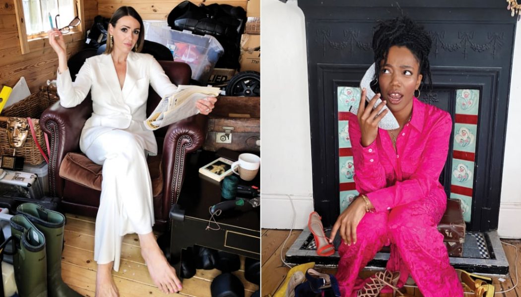 BAFTA Television Nominees Are Posing in Glamorous At-Home Outfits Ahead of the Award Ceremony