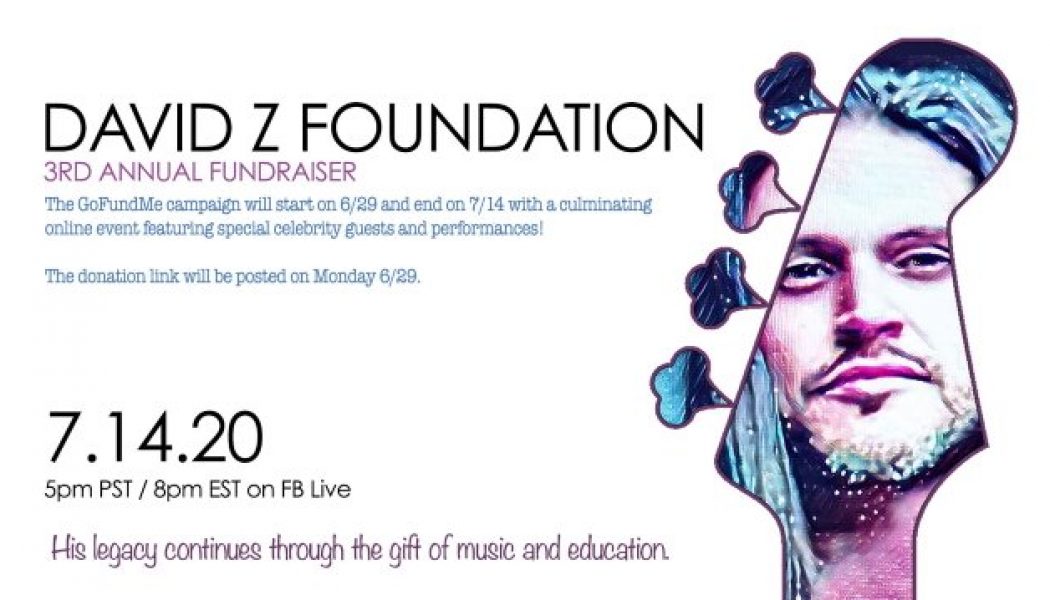 BRET MICHAELS, NUNO BETTENCOURT, BRUCE KULICK Added To Third Annual DAVID Z FOUNDATION Fundraising Campaign