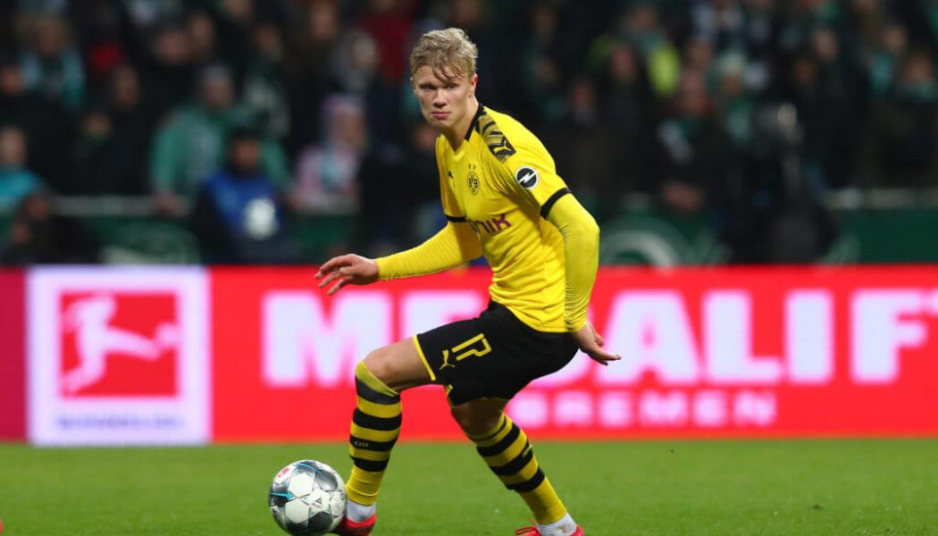 Erling Haaland’s reaction as Borussia Dortmund sends message to Leeds on Twitter