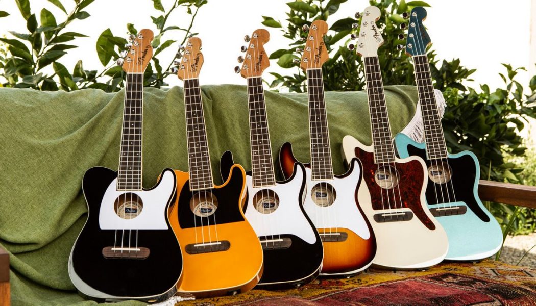 Fender Unveils New Fullerton Electric-Acoustic Ukulele Series