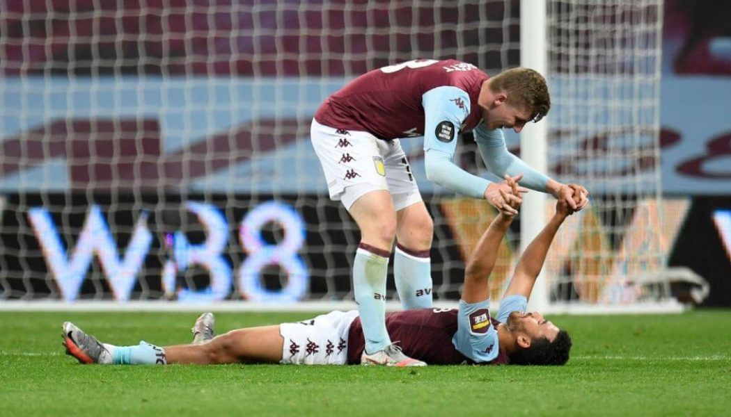 Ian Taylor shares his emotional reaction after Aston Villa’s win over Arsenal