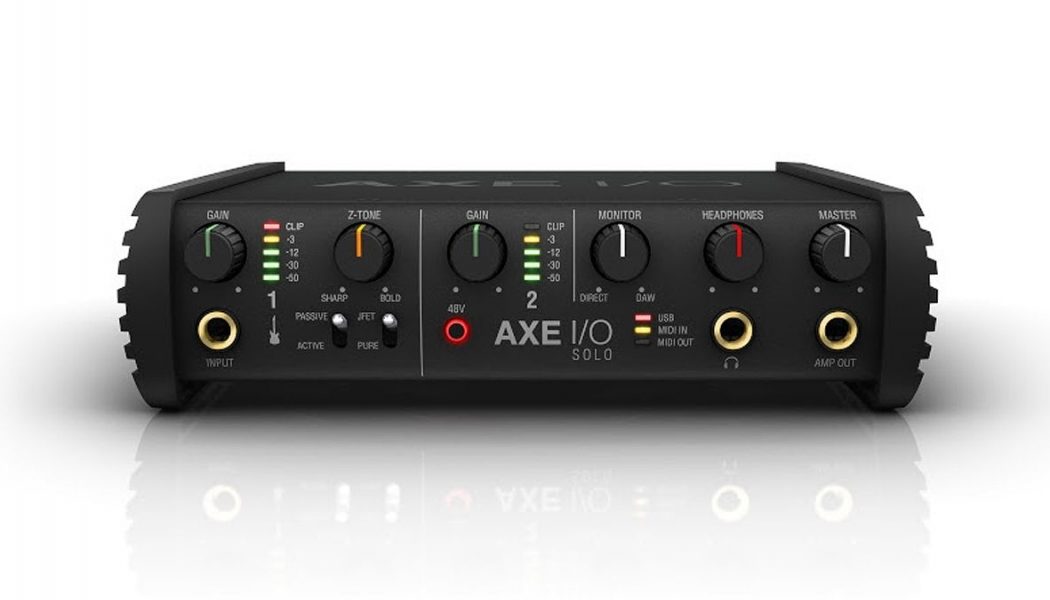 IK Multimedia Unveils New AXE I/O SOLO Guitar Interface and T-RackS Space Delay Plug-In