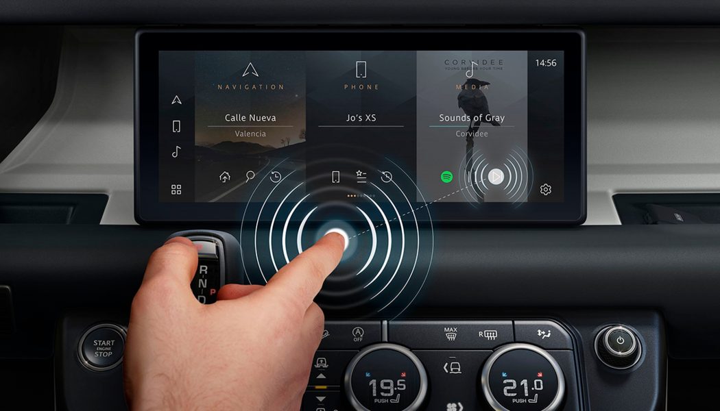 Jaguar Land Rover Develops a No-Touch Touchscreen—No Joke!