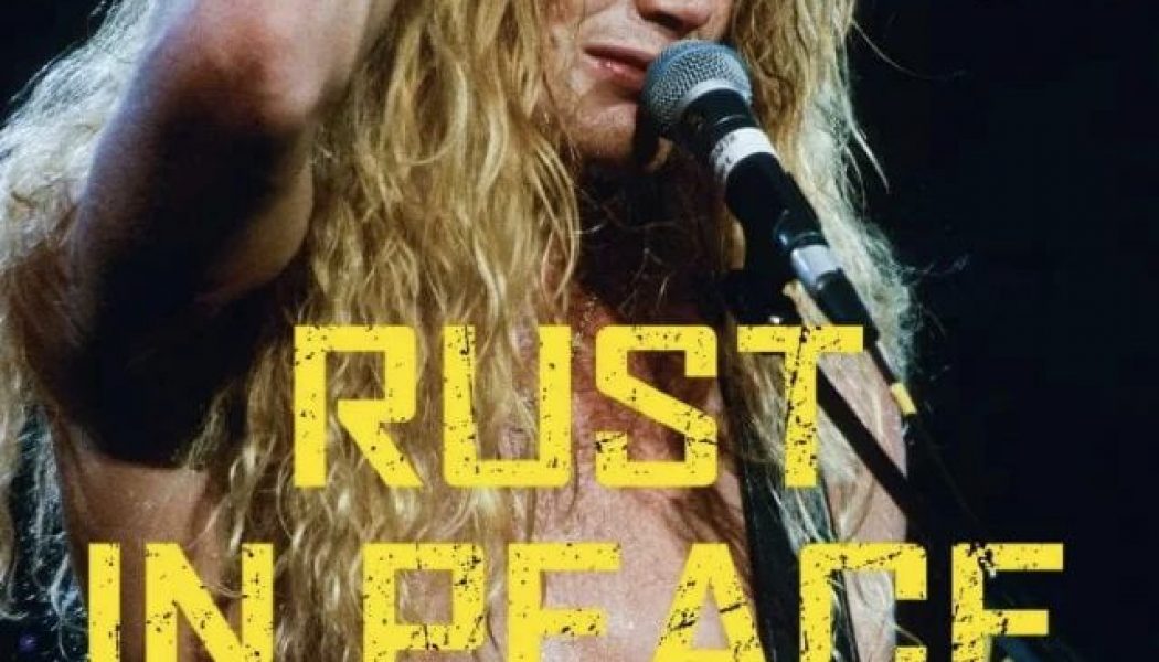 Megadeth’s Dave Mustaine to Release Rust in Peace Book with Foreword by Slash